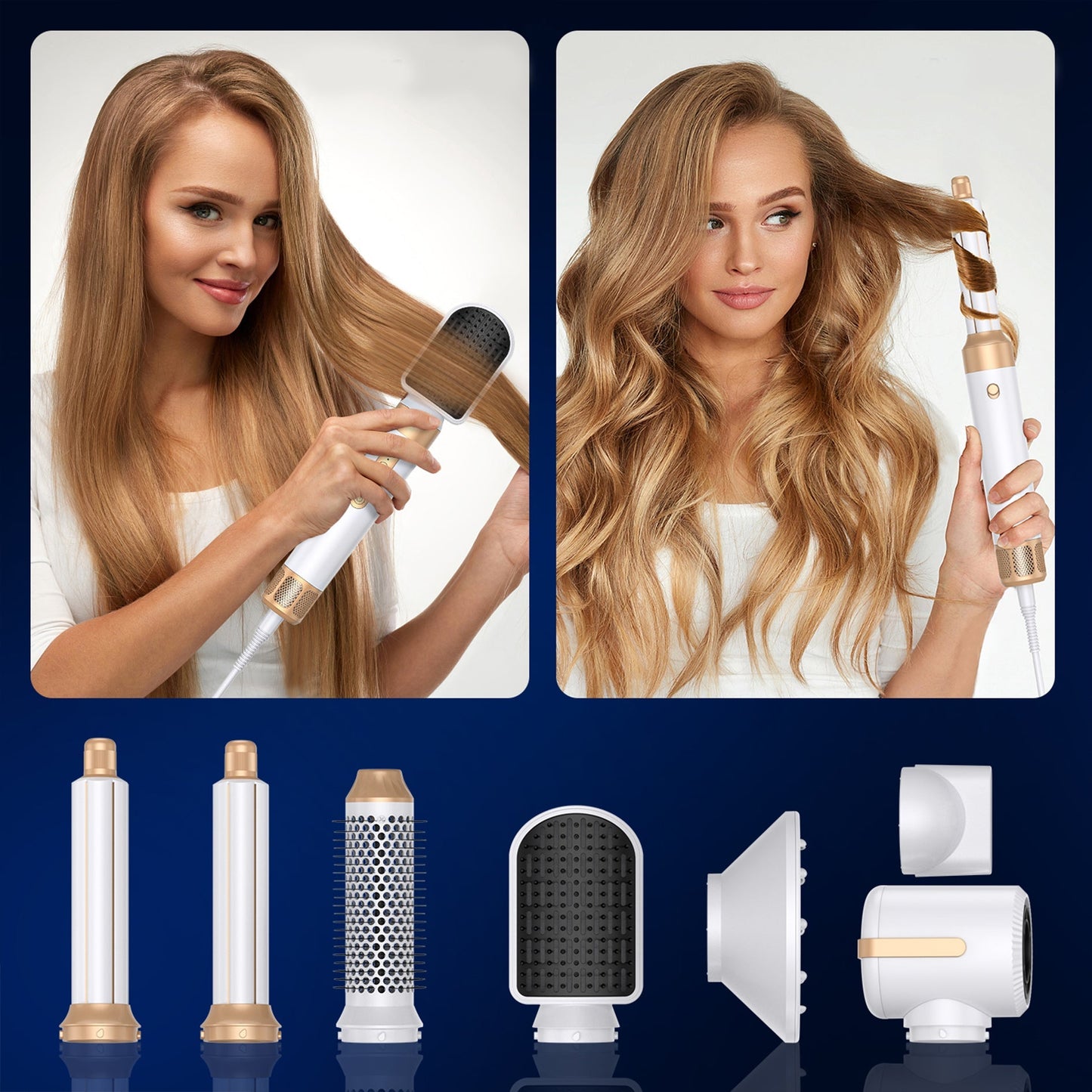 Golden Goods Airstyler 7 in 1 White/Gold