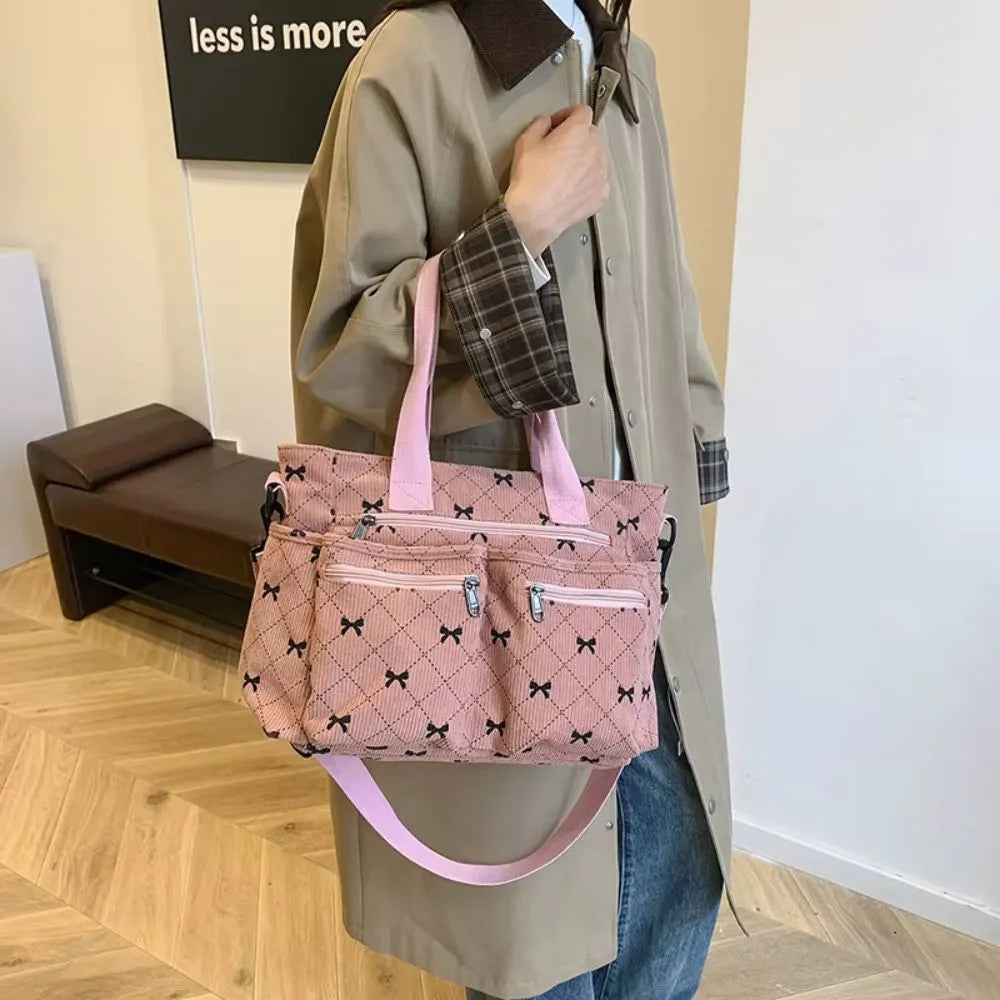 Maverno™ Elodie Velours Organizer Tas – Ruim & Stijlvol