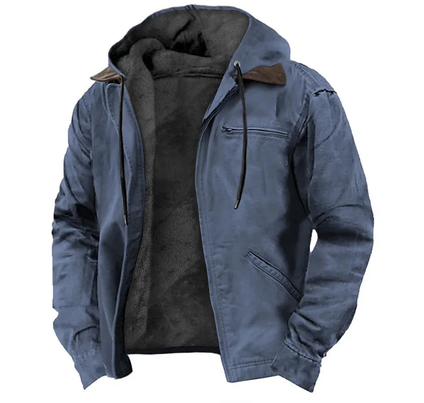Maverno™ Ruben | Gevoerde Herenjas met Capuchon