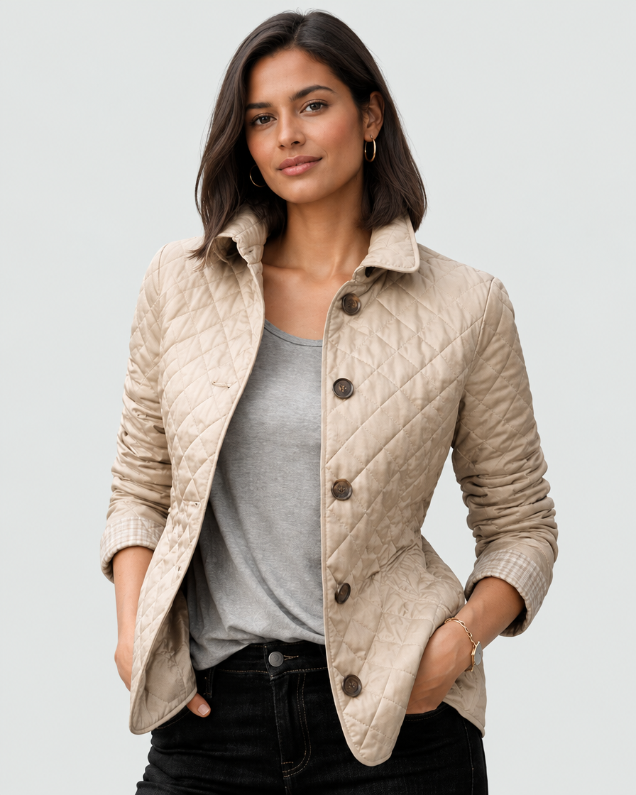 Maverno™ | Élise Gewatteerd Damesjack