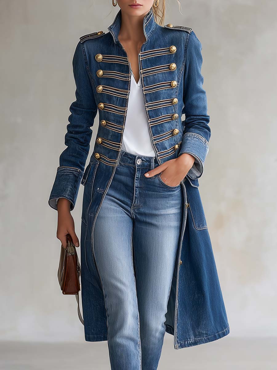 Maverno Victoria denim jas