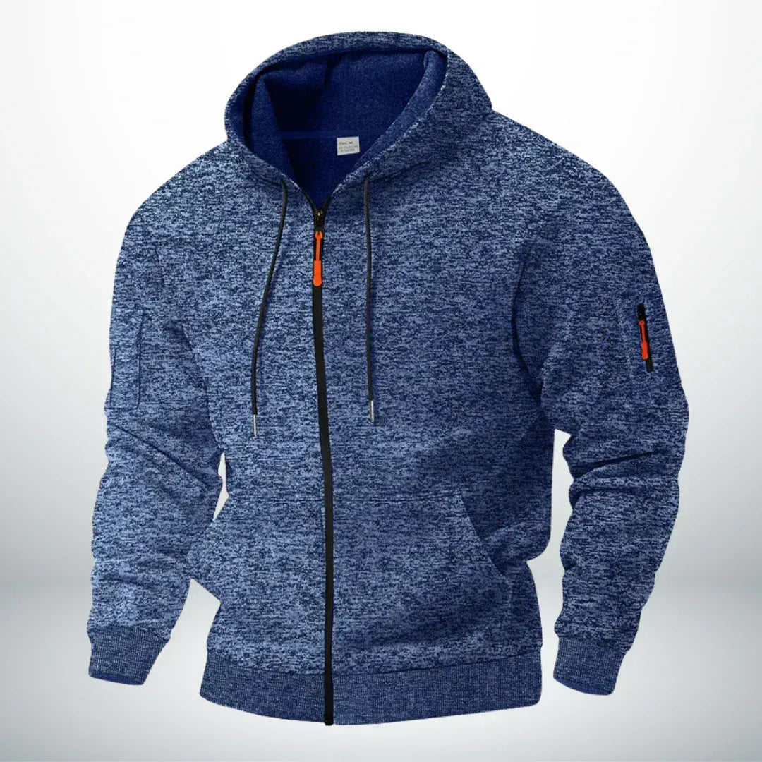 Maverno™ Rowan | Heren Hoodie met Rits (Nu 1+1 gratis)