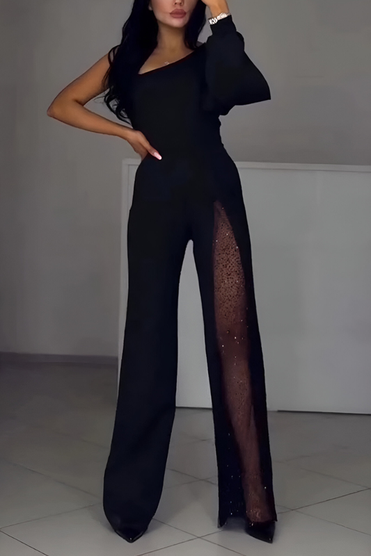 Maverno™ Isadora | Elegante One-Shoulder Jumpsuit