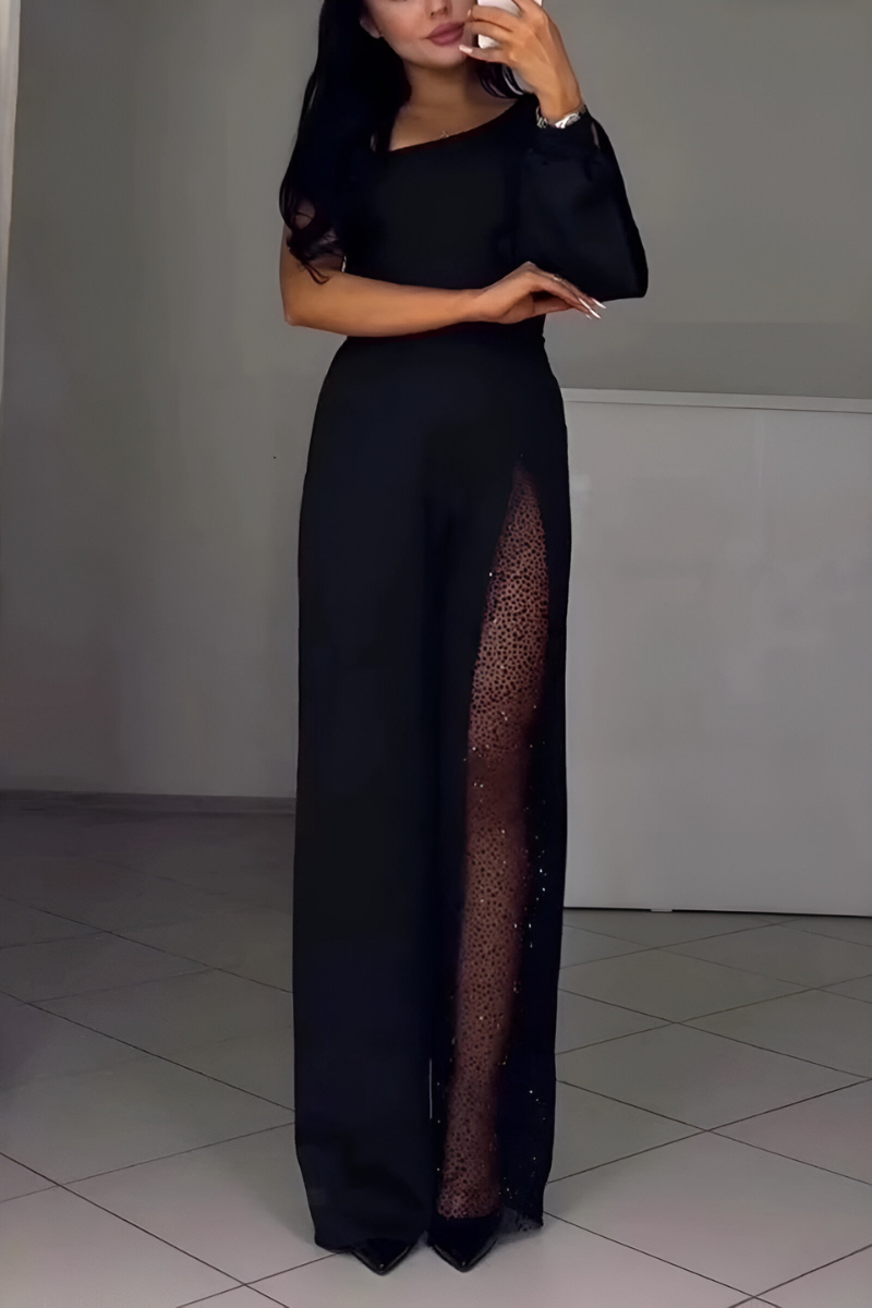 Maverno™ Isadora | Elegante One-Shoulder Jumpsuit