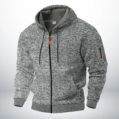 Maverno™ Rowan | Heren Hoodie met Rits (Nu 1+1 gratis)