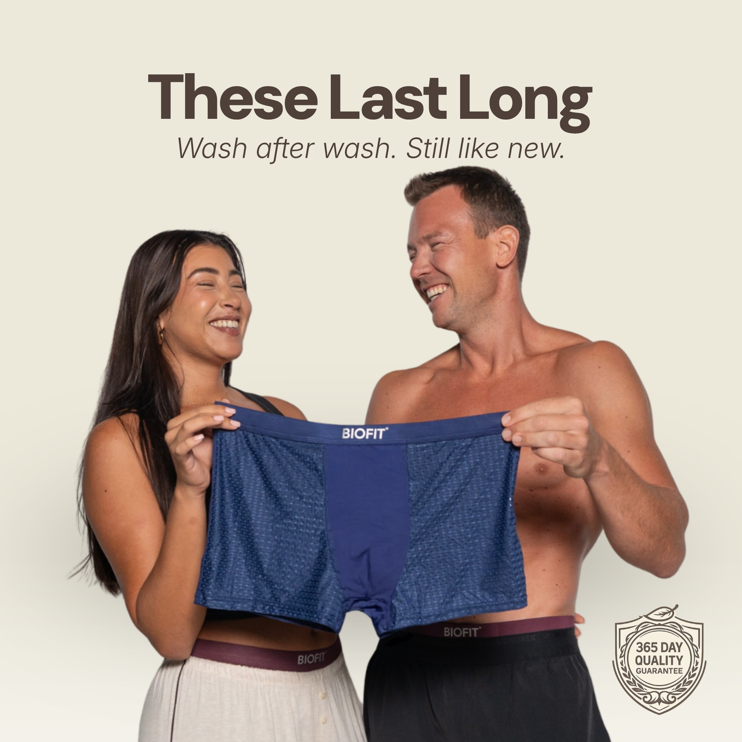 BIOFIT® Essentials Boxer Trunks 5-Pack Red | + 5 FREE