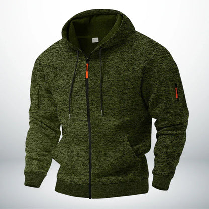 Maverno™ Rowan | Heren Hoodie met Rits (Nu 1+1 gratis)