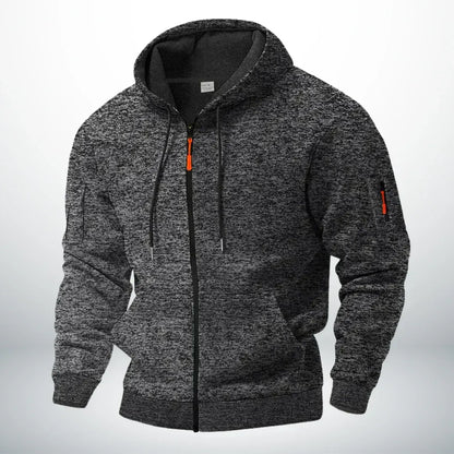 Maverno™ Rowan | Heren Hoodie met Rits (Nu 1+1 gratis)