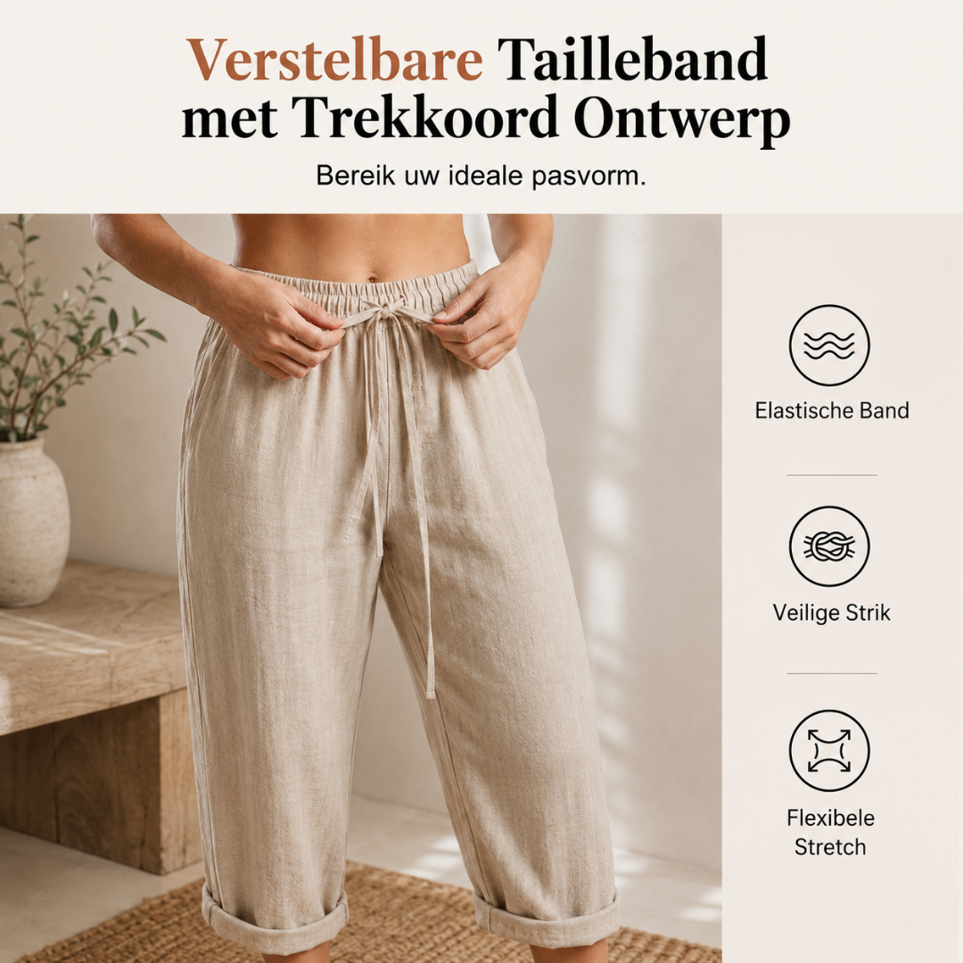 Maverno® | Katoen linnen Dames Shorts 1+1 Gratis