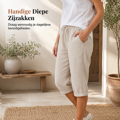 Maverno® | Katoen linnen Dames Shorts 1+1 Gratis