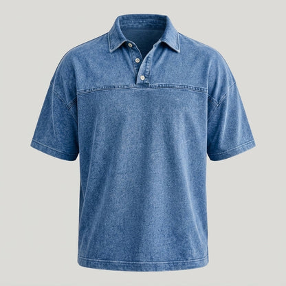 Maverno™ Jax Vintage Polo – Relaxed & Tijdloos