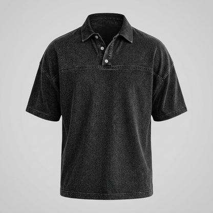 Maverno™ Jax Vintage Polo – Relaxed & Tijdloos