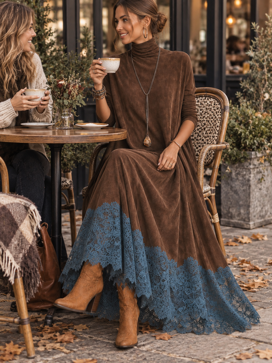 Maverno Marisol op een terras