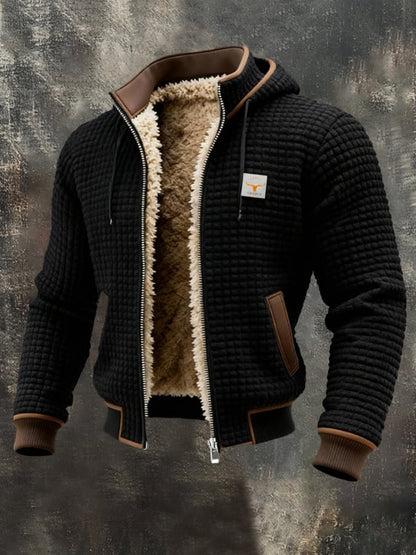 Maverno™ Ruben | Wafelgebreide Jas met Teddyvoering