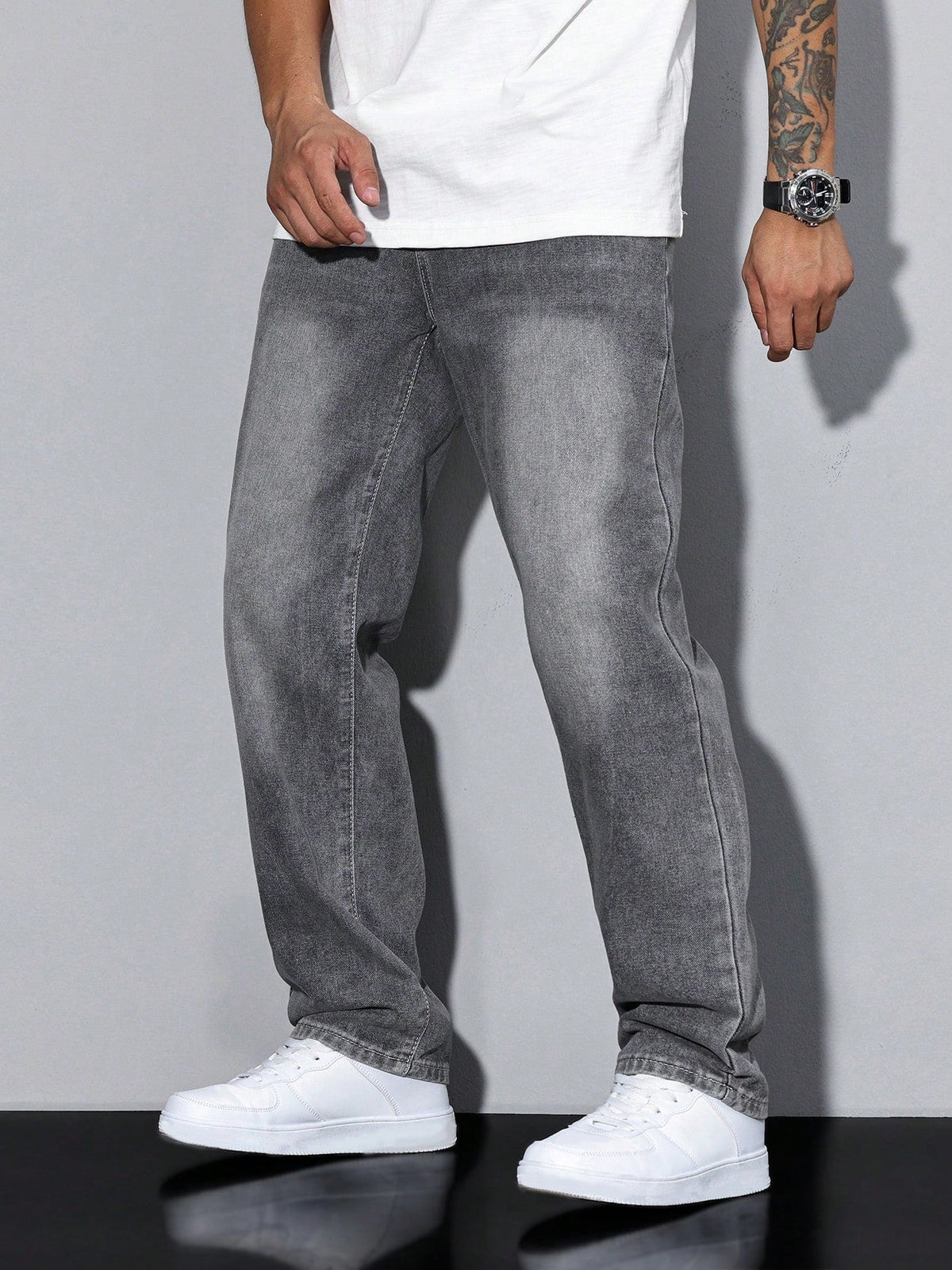 Maverno™ | Daxon Baggy Herenjeans met maximale bewegingsvrijheid