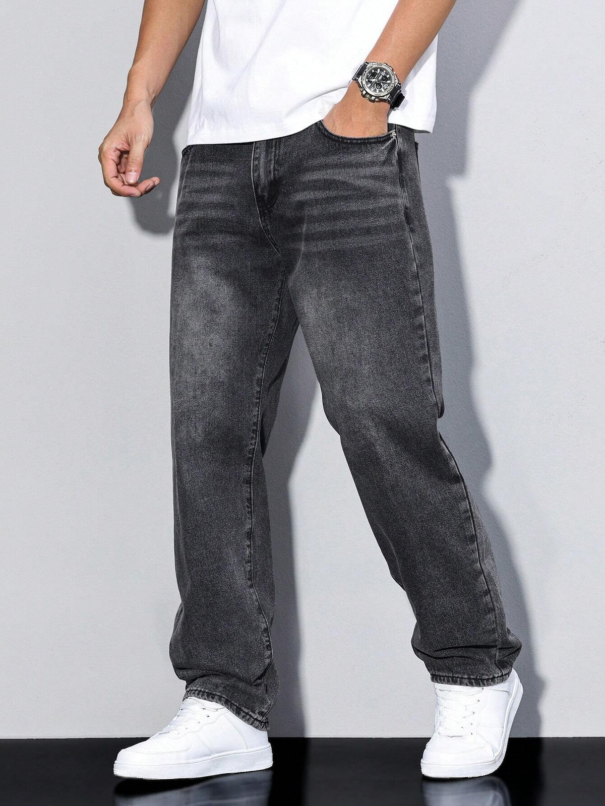 Maverno™ | Daxon Baggy Herenjeans met maximale bewegingsvrijheid