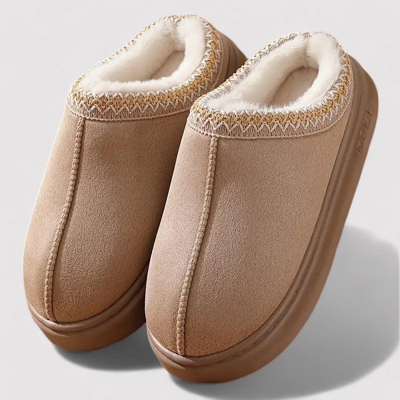 Mika pantoffels in khaki