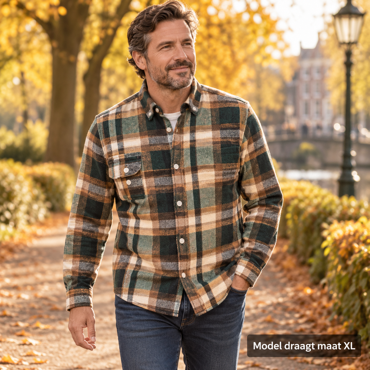 Maverno™ Milan Flanellen Overhemd – Warm & Tijdloos