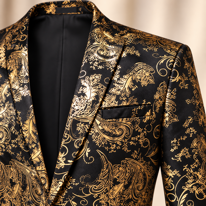 Maverno™ Vittorio | Herenblazer met Paisleyprint