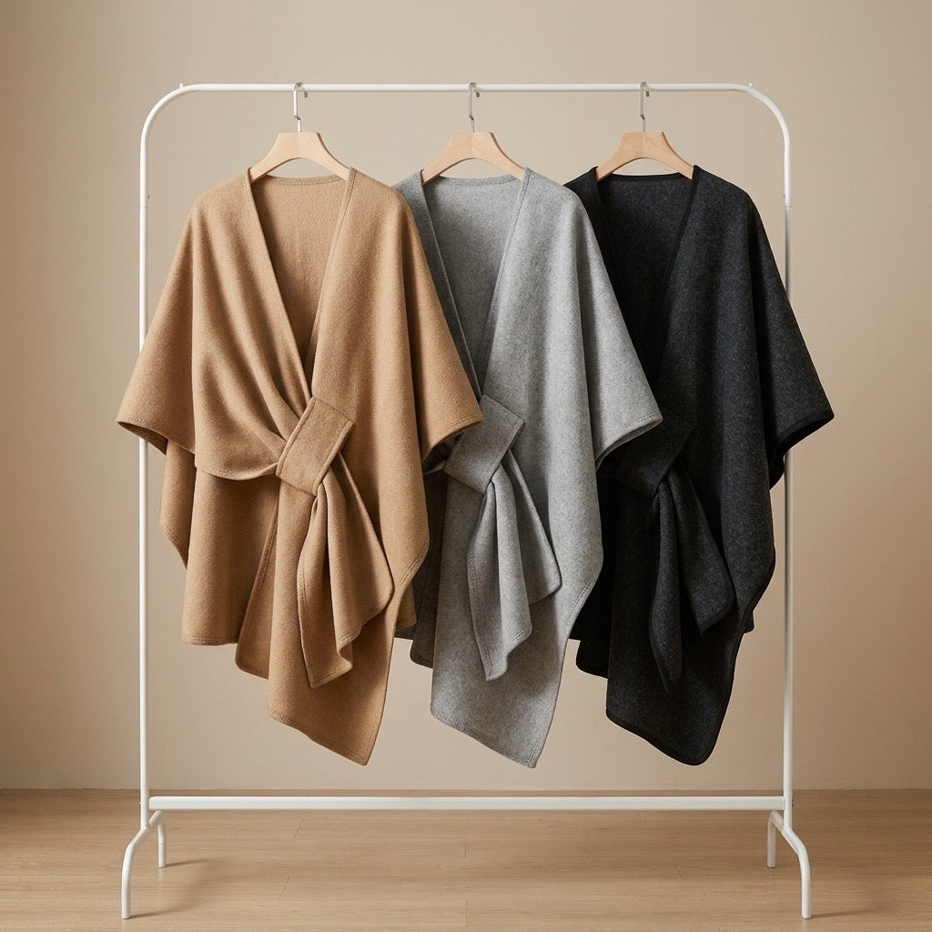 Elise™ Luxe Wikkelponcho