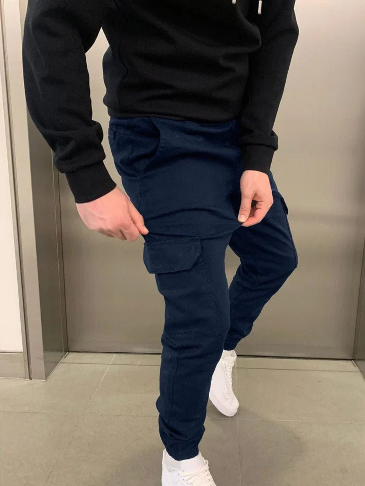 Maverno™ Mason | Heren Cargo Joggingbroek