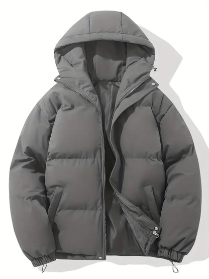 Maverno™ | Nordic Gevoerde Herenwinterjas met Capuchon en Trekkoord