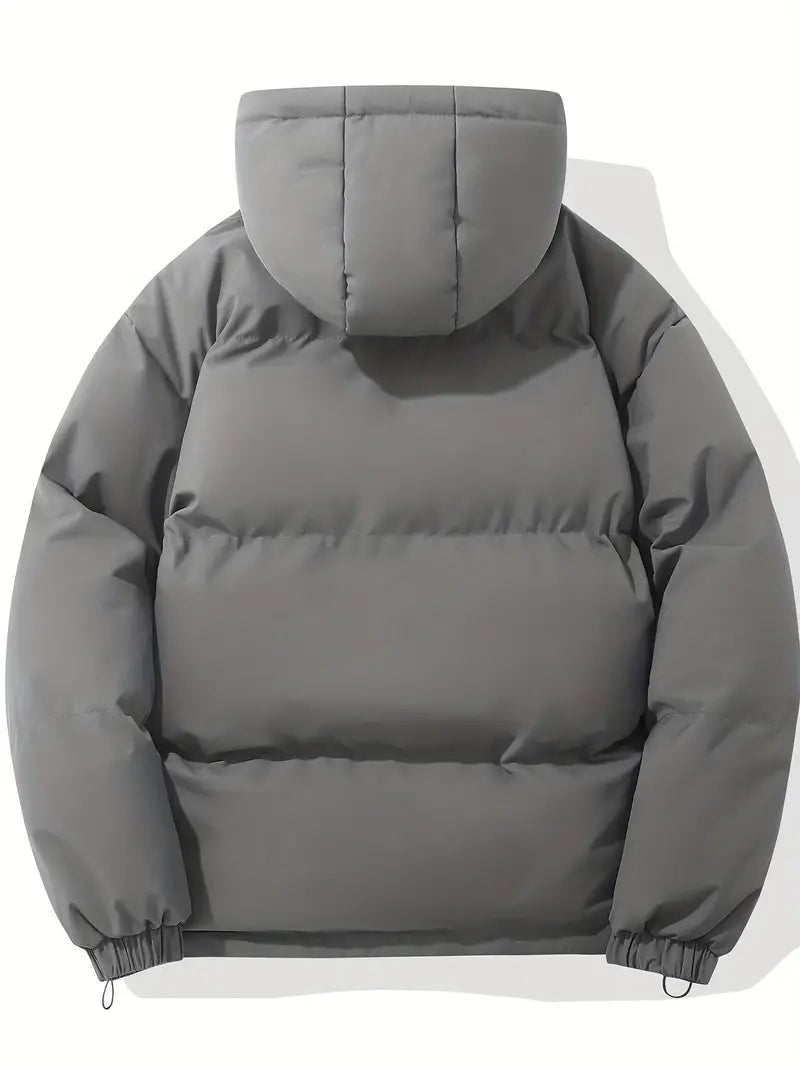 Maverno™ | Nordic Gevoerde Herenwinterjas met Capuchon en Trekkoord