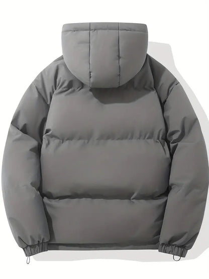 Maverno™ | Nordic Gevoerde Herenwinterjas met Capuchon en Trekkoord