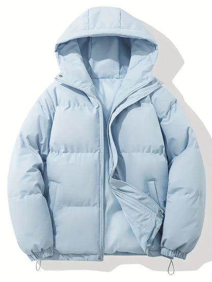 Maverno™ | Nordic Gevoerde Herenwinterjas met Capuchon en Trekkoord
