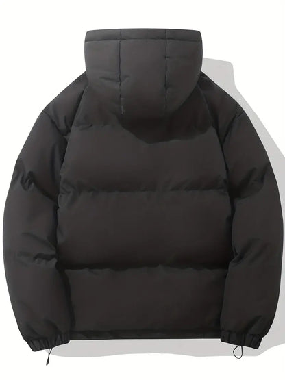 Maverno™ | Nordic Gevoerde Herenwinterjas met Capuchon en Trekkoord