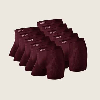 BIOFIT® Essentials Boxer Trunks 5-Pack Red | + 5 FREE