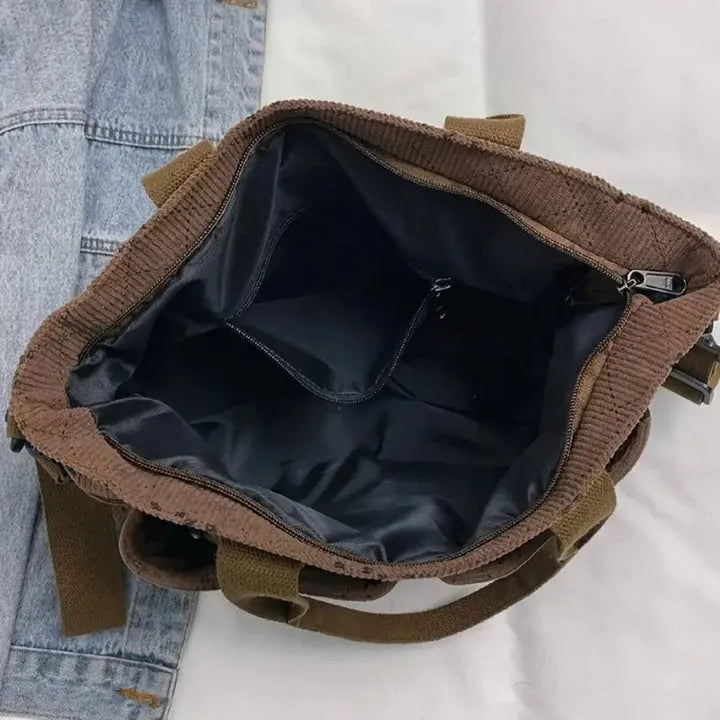 Maverno™ Elodie Velours Organizer Tas – Ruim & Stijlvol