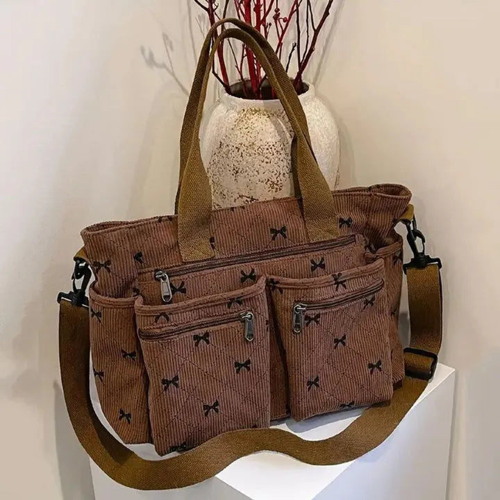 Maverno™ Elodie Velours Organizer Tas – Ruim & Stijlvol
