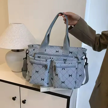 Maverno™ Elodie Velours Organizer Tas – Ruim & Stijlvol