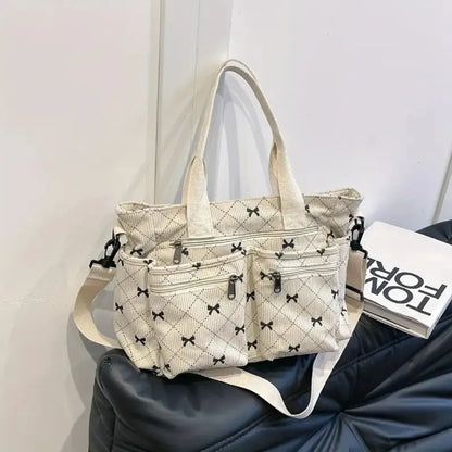 Maverno™ Elodie Velours Organizer Tas – Ruim & Stijlvol