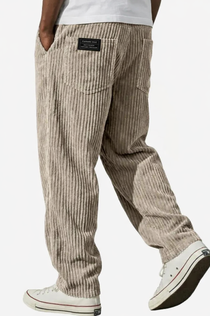 Maverno™ Bastiaan | Comfortabele Heren Ribbroek
