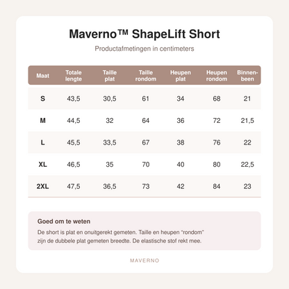 Maverno™ ShapeLift Short – Corrigerend & Liftend