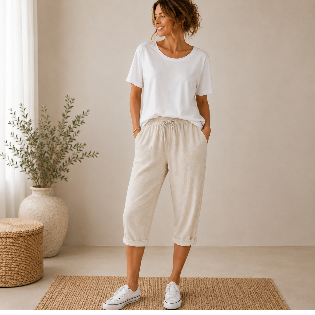 Maverno® | Katoen linnen Dames Shorts 1+1 Gratis