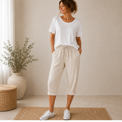 Maverno® | Katoen linnen Dames Shorts 1+1 Gratis