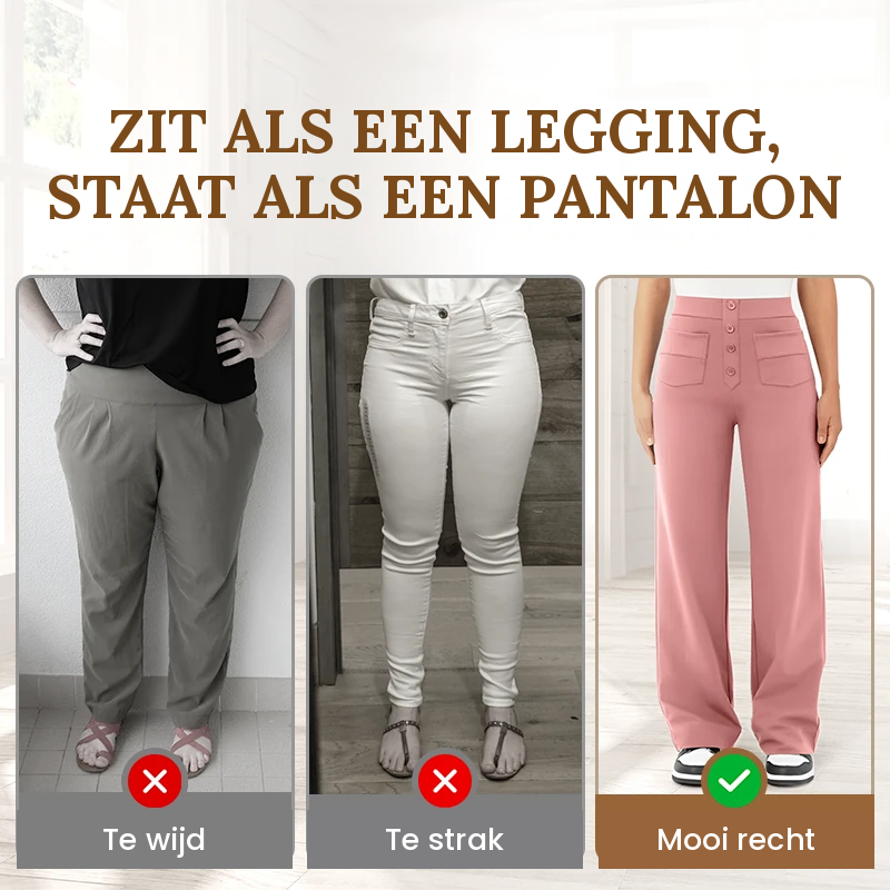 Maverno™ Elara Flexbroek – Elegant Comfort