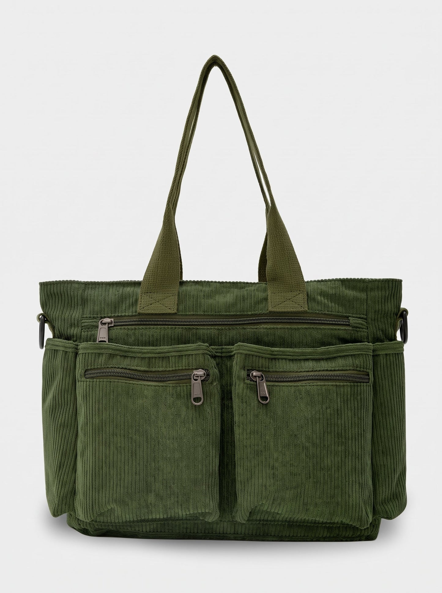 Maverno Nomad Corduroy Tote | Ribfluwelen schoudertas met vakken