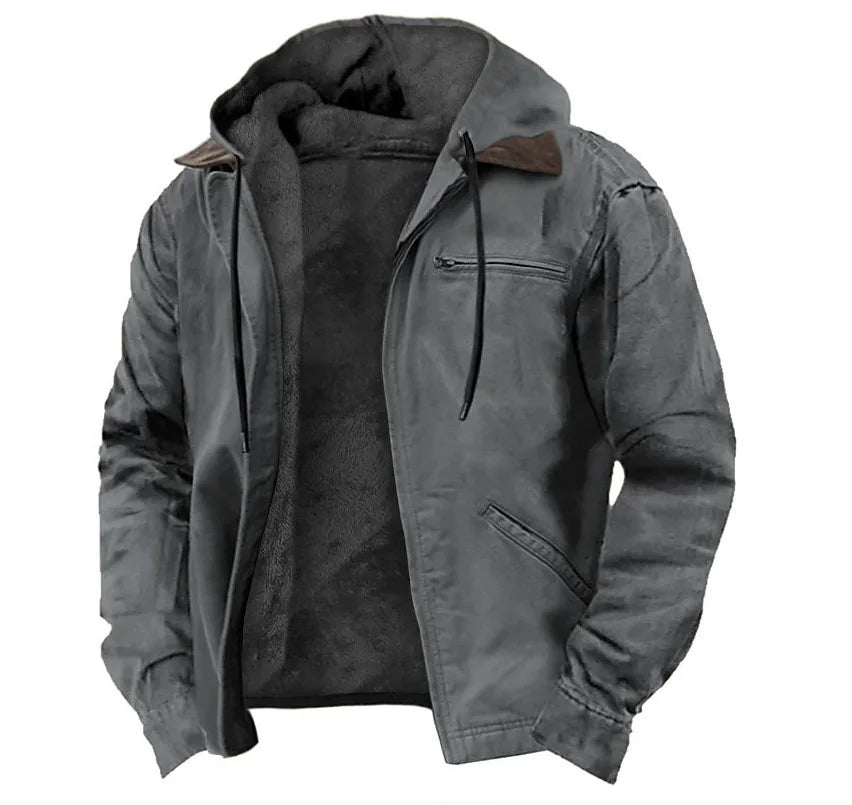 Maverno™ Ruben | Gevoerde Herenjas met Capuchon