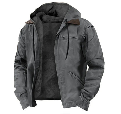 Maverno™ Ruben | Gevoerde Herenjas met Capuchon
