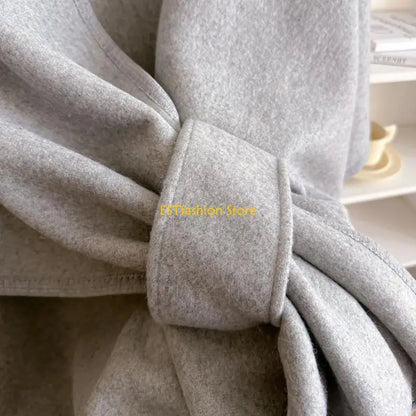 Y5GC multifunctionele mantel met zakontwerp, kunstwol, zacht, warm, unisex, gebruik voor volwassenen, kinderen