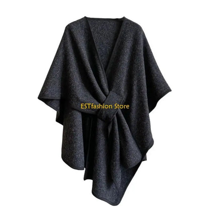 Y5GC multifunctionele mantel met zakontwerp, kunstwol, zacht, warm, unisex, gebruik voor volwassenen, kinderen