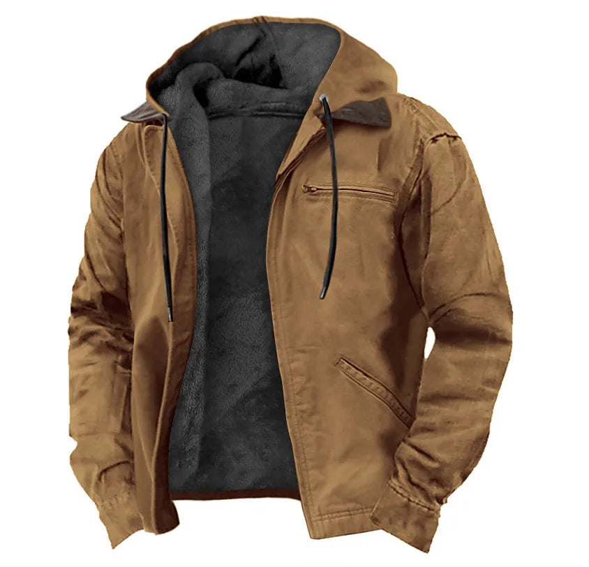 Maverno™ Ruben | Gevoerde Herenjas met Capuchon