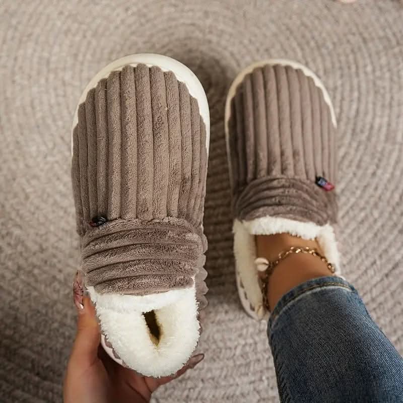 Maverno™ Lumi – Warme Pantoffels met Fleecevoering.