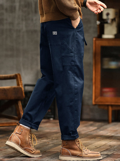 Men's Vintage-Inspired Casual Utility Pants