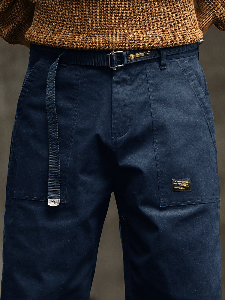 Men's Vintage-Inspired Casual Utility Pants
