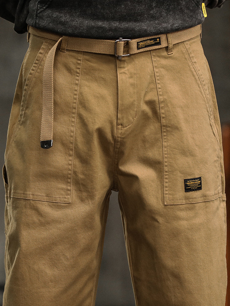 Men's Vintage-Inspired Casual Utility Pants